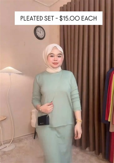 Soft Pleated Set Available – Limited Stock Just $15