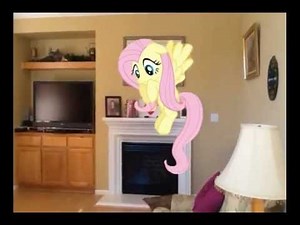 Fluttershy in the Living Room