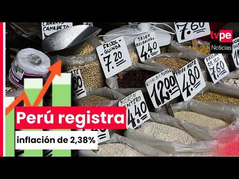 INEI: Inflation of 2.38% is recorded in Peru