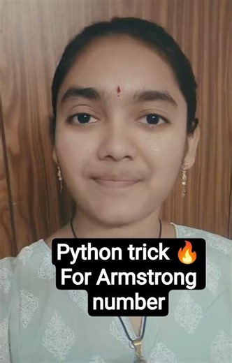 LOGIC Building - Armstrong number Trick Explained | Python Coding Interview Questions #shorts #reel