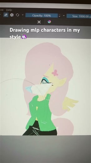 Drawing mlp characters in my style#art #mlp #redraw #drawing