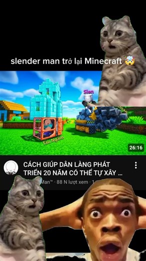 Huyền thoại quay lại #minecraft @SlenderManTM