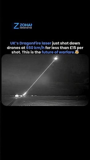 UK’s DragonFire Laser Just Shot Down Drones at 650 km/h for £15 Per Shot!