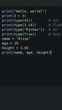 Python BASIC 1 | English Language #richietekno #coding #richiepython #programming #tutorial