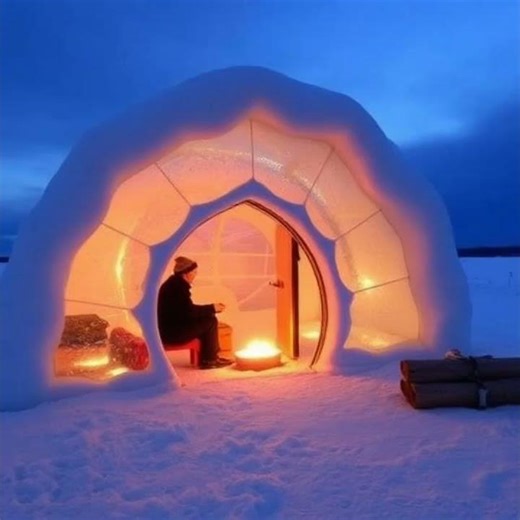Sustainable Tourism in the Arctic Circle:The Glass Igloo Builders #shortvideo #viralvideo #subscribe