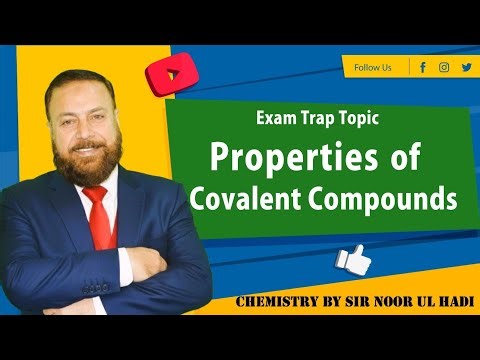 Properties of Covalent compounds