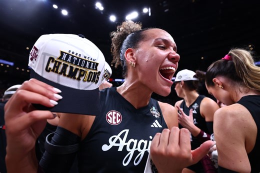 Texas A&M volleyball earns its first national championship in a sweep over Kentucky