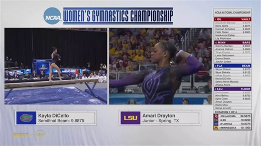 Amari has some of the most beautiful gymnastics being done in the NCAA and we don’t talk about it enough