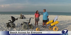 Beach Powered Mobility giving beach access to all