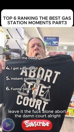 TOP 6 RANKING THE BEST GAS STATION MOMENTS PART3! #shorts #viral #funny #prank #gadgets #comedy