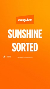 Book your next package holiday with just £60pp deposit. Get Out There | easyJet holidays