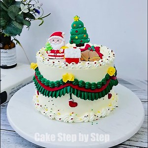 21K views · 1K reactions | Christmas Cake Decorating Ideas Compilation | Cake Step by Step | Facebook