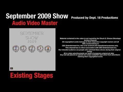 Chuck E. Cheese's September 2009 Show (Existing Stages)
