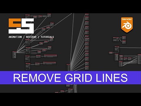 Remove Grid lines from Node Editor: Blender Theme Tutorial