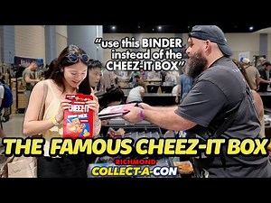 THE FAMOUS CHEEZ IT BOX! VENDOR POV/ COLLECT A CON DAY 1 PART 2