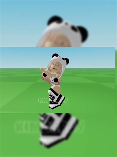My Roblox avatar had a panda glow-up! |#roblox #fyp