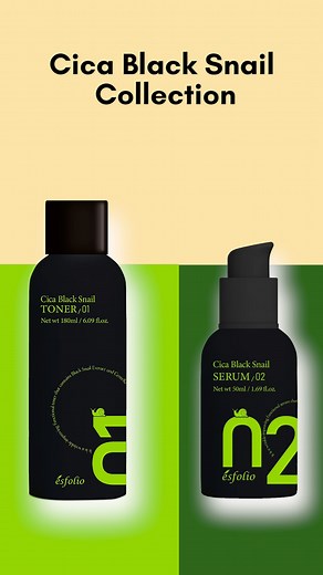 Say hello to you new skincare bestie! Introducing the Cica Black Snail Collection. It has Cica Centella Asiatica and Black Snail Secretion that is known for its anti-aging properties that is perfect for all skin types. Try them now! Shop Here: Shopee: https://bit.ly/Esfolioshopee Lazada: https://s.lazada.com.ph/l.bI04 TikTok: https://bit.ly/EsfolioPhilippinesTiktok #CicaBlackSnail #skincare #esfoliophilippines #koreanskaincare #koreanbeautyproducts | Esfolio Philippines | Facebook