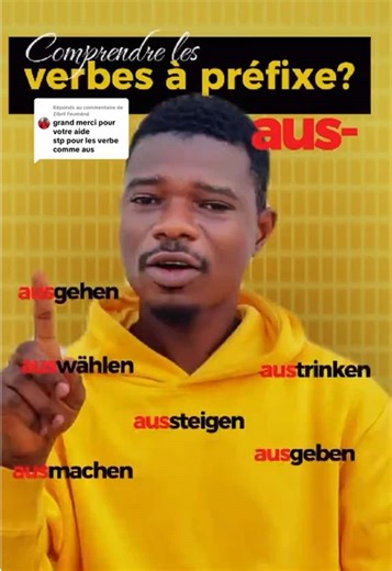 Réponse à @Zibril Feuméné Arrête d’apprendre des listes par cœur ! 🛑 Si tu galères encore avec les verbes à particule, c'est parce qu'on ne t'a jamais expliqué la logique du petit mot AUS-. 🧠🇩🇪 En allemand, ce préfixe ne change pas le verbe par hasard. Il suit 5 règles d'or pour transformer radicalement ton vocabulaire: 🚪 LE DEHORS: Tu sors d'un lieu ou d'un état. Aussteigen (descendre d'un bus) ou Ausatmen (expirer). 🏆 L'ACHÈVEMENT: Tu finis l'action à 100%. Austrinken, ce n'est pas juste