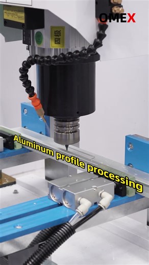 Aluminum Profile Drilling & Milling | High Precision CNC #cnc #cncmill #machine #cncsoftware