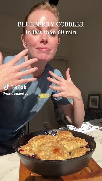 Easy Blueberry Cobbler in Under 1 Hour