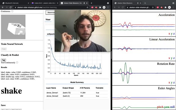 Machine Learning with our BNO055 motion module