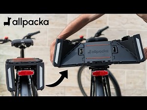 Now on Kickstarter: allpacka One - the first foldable cargo box for your bicycle