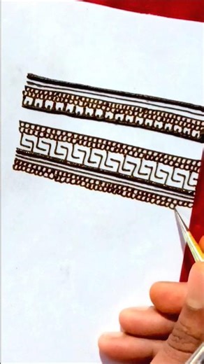 🌿 Easy Belt Mehndi Design for Beginners | Simple Arabic Bel Henna Tutorial