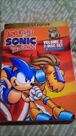Unboxing the many adventures of Sonic the hedgehog volume 2 #sonic #90scartoons #classic