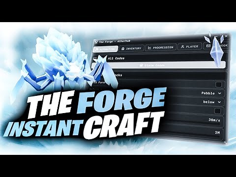 THE FORGE Script NO KEY 💎 – Auto Forge, Auto Smelt, Auto Mine, Auto Sell, Ore Detector & ESP!