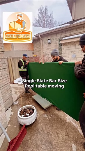 🎱 Pool Table Moving Is a Skill — Not Just a Move 🎱 At Ancient Movers, pool table moving is our specialty. These tables aren’t just heavy — they require precision, experience, and the right technique. Our trained professionals carefully disassemble, wrap, transport, level, and re-install your pool table so it plays perfectly in its new space. From slate tables to antique and tournament-grade billiard tables, we handle every move with white-glove care. Whether it’s a home, game room, bar, or com