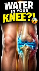 WHAT'S INSIDE A SWOLLEN KNEE?!#knee #animation #3danimation #health #kneepain #water #fluid #shorts