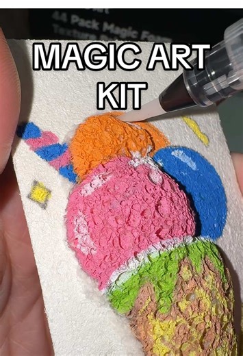 Magic Foam Texture Painting Kit: Fun Kids Activity