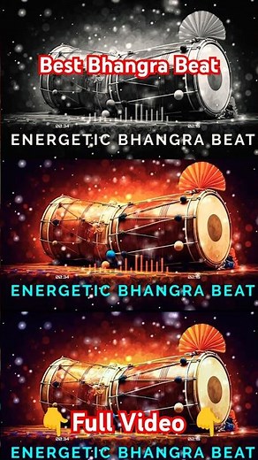 Energetic Bhangra Beat | Punjabi Folk Beat For Bhangra & Gym | Best Punjabi Beat | Energetic music
