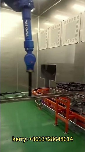 Robotic Paint Shop via Power & Free Conveyor System
