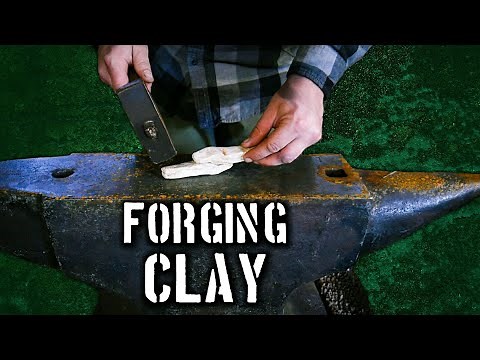 Practice Blacksmithing by Forging with Clay!