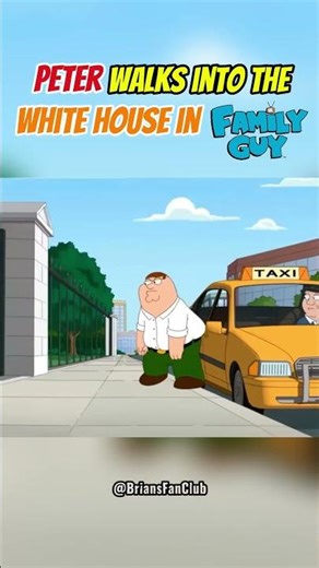 Peter Walks Into the White House in Family Guy 🤣