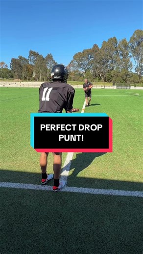 Perfect Drop Punt Technique in Football