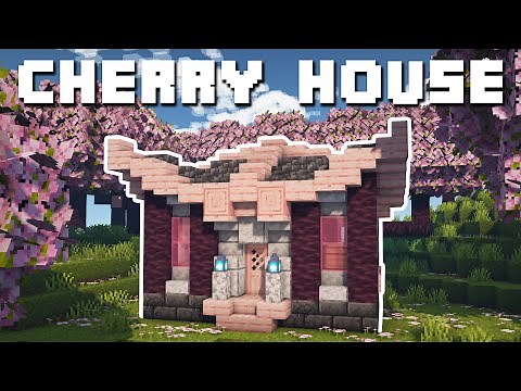 Minecraft - Cherry Blossom House Tutorial (How to Build)