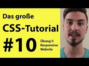 Eine Responsive Website erstellen II CSS - HTML Tutorial | CSS lernen für Anfänger
