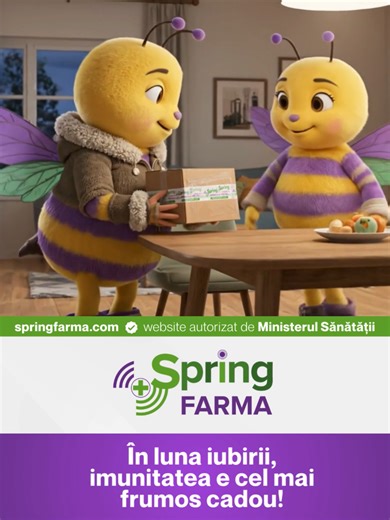 La Spring Farma în luna iubirii, imunitatea e cel mai frumos cadou! #springfarma #farmacie