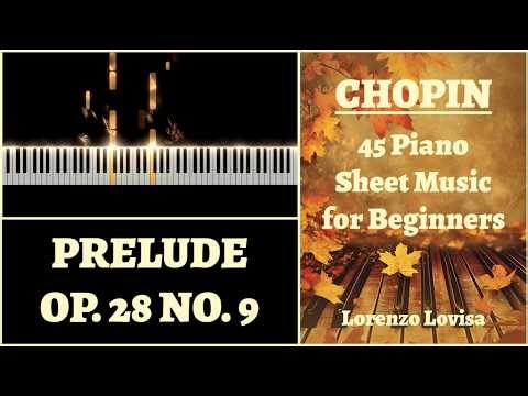 CHOPIN - Prelude Op. 28 No. 9 | Easy Piano Tutorial