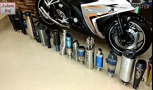 New! Performance Exhaust System Muffler for GY6 50cc-400cc 4 Stroke Scooters ATV Go Kart (Black)