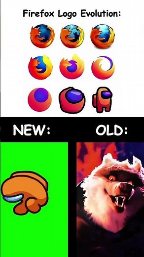 amongus and firefox logo #amongus #firefox