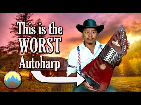 I found the WORST rare Autoharp possible... ChromAlin