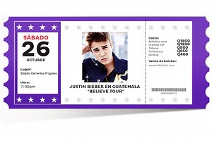 Justin Bieber presentará su gira "Believe" en Guatemala