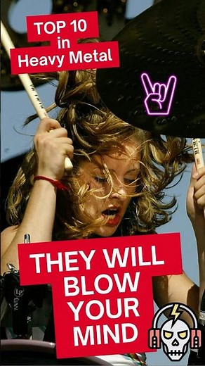 Top 10 Female Drummers Who Will Blow Your Mind! #shorts #heavymetal #drums
