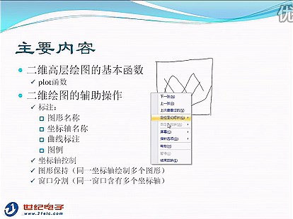MATLAB基础视频教程7MATLAB绘图功能(1)
