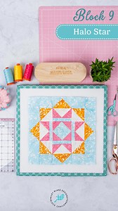 5.1K views · 53 reactions | Ready to sew Halo Star?! Join us for Block 9 of the RBD Block Challenge, designed by Jill Finley! This Free Pattern is available now! https://www.rbdblog.com/2025/03/18/rbd-block-challenge-block-9-by-jill-finley/ | Riley Blake Designs | Facebook