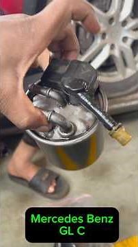 Mercedes Benz GLC 220 D diesel filter replace video