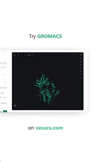 High-Performance Molecular Dynamics with GROMACS Now Available on Vecura